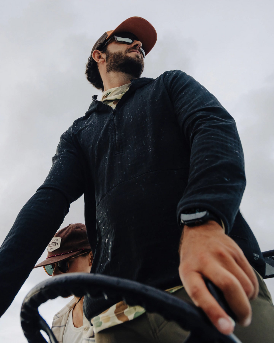 Men's Gridback Fleece Anorak Hoodie – Shades of Charleston