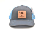 Charleston Palmetto Tree Leather Patch Hat
