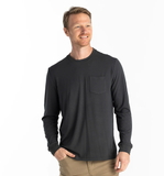 Men's Bamboo Flex Long Sleeve Pocket Tee