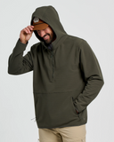 Men's Gridback Fleece Anorak Hoodie