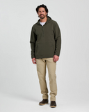 Men's Gridback Fleece Anorak Hoodie