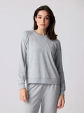 Women's Bamboo Lightweight Fleece Crew