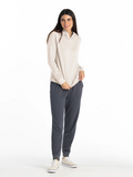 Women's Bamboo Lightweight Fleece Cropped Hoodie