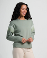 Women's Gradient Sleeve Fleece Crew