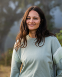 Women's Gradient Sleeve Fleece Crew