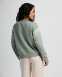 Women's Gradient Sleeve Fleece Crew