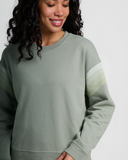 Women's Gradient Sleeve Fleece Crew